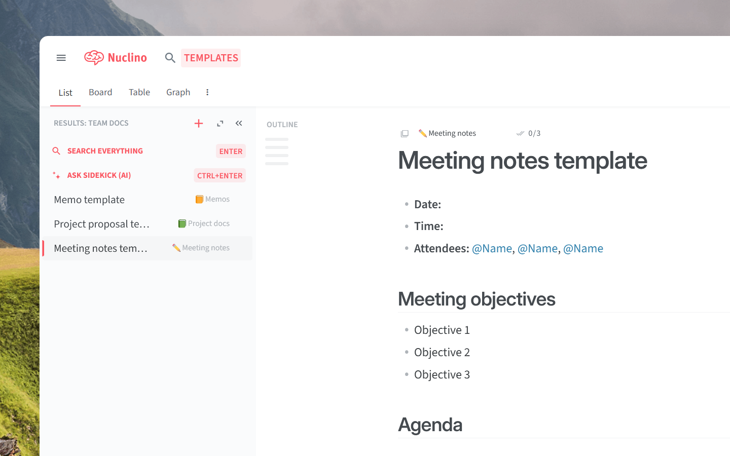 nuclino-templates-search-filter_outline
